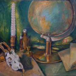 Sara_De_Tursi_Martwa_natura_z_globusem_i_wężęm_główne Sara_De_Tursi_Martwa_natura_z_globusem_i_wężęm_główne